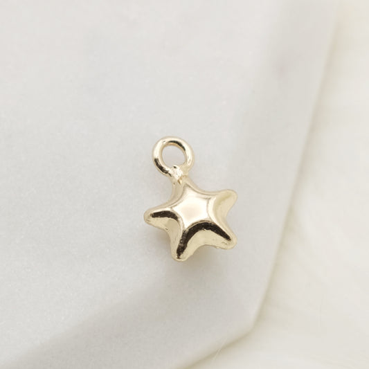 Small Puffy Star Charm