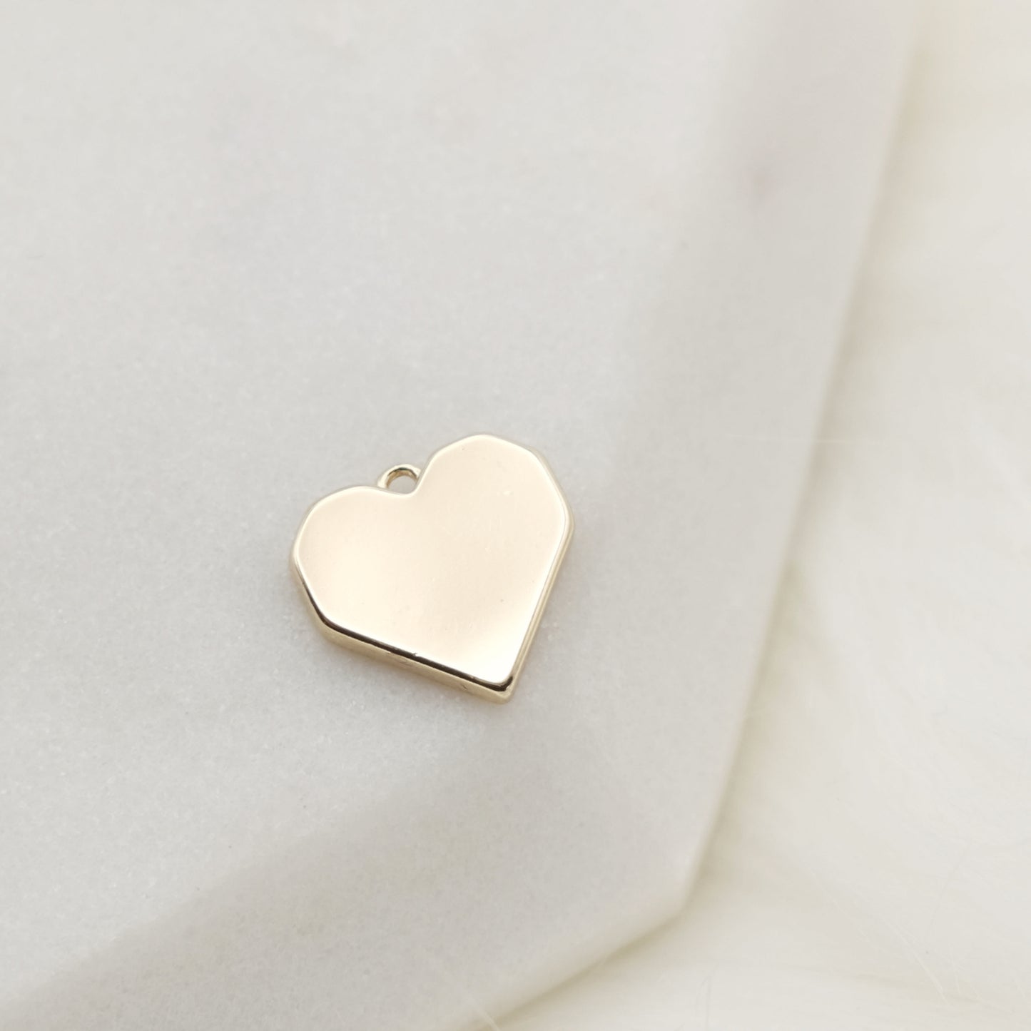 Small Enamel Heart Charm
