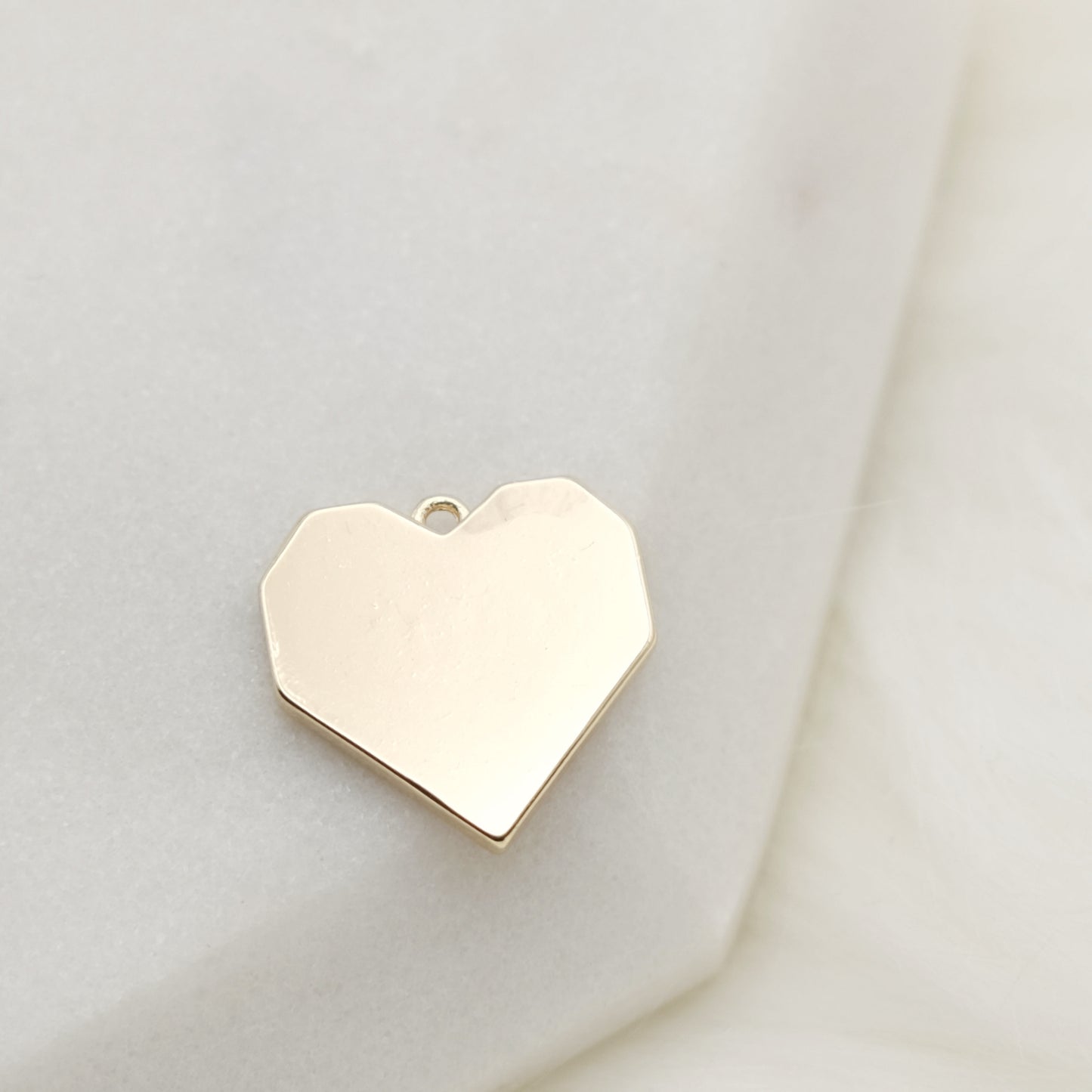 Large Enamel Heart Charm