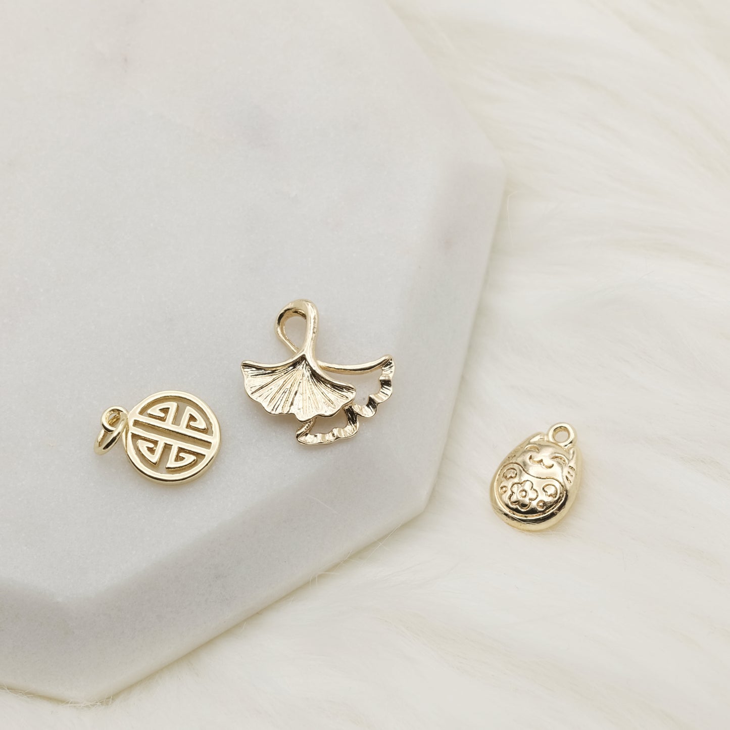 Ginkgo Leaves Charm