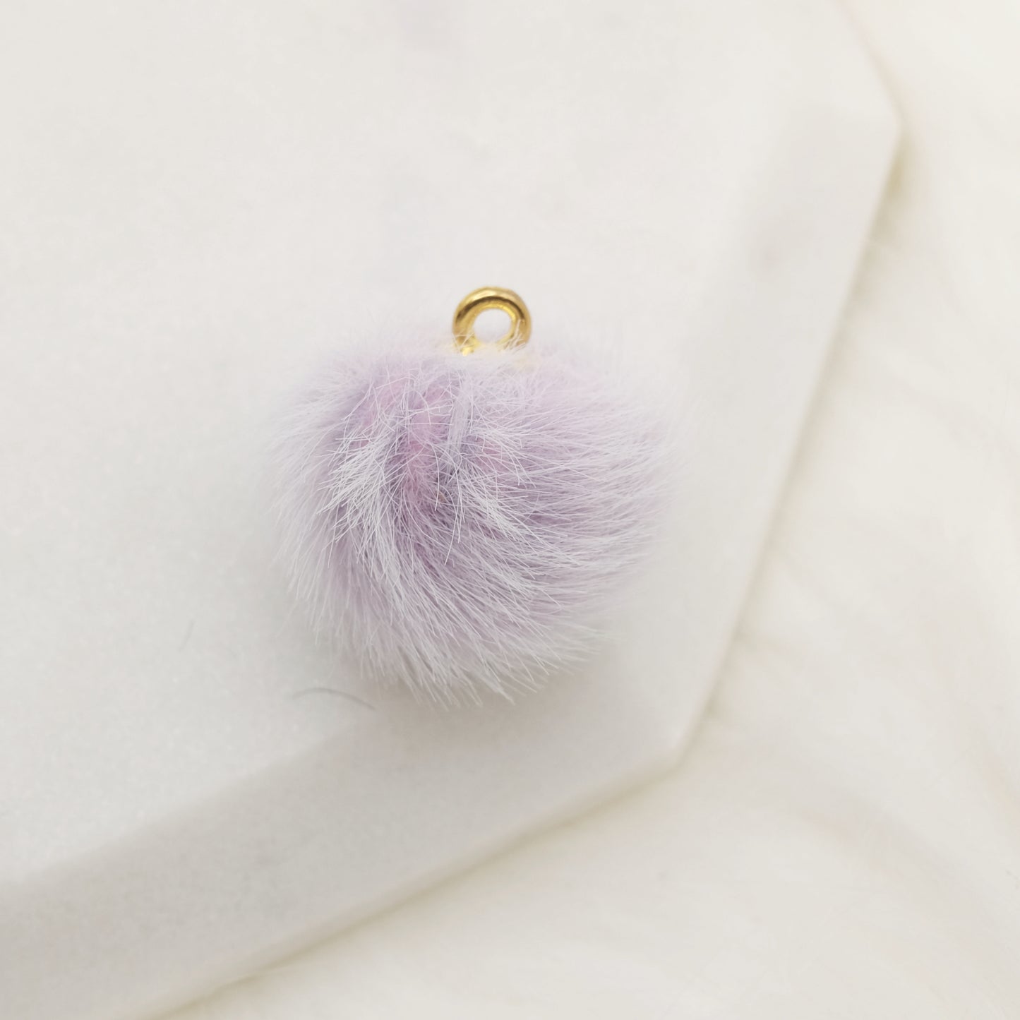 Lavender Pom Pom Pop Charm