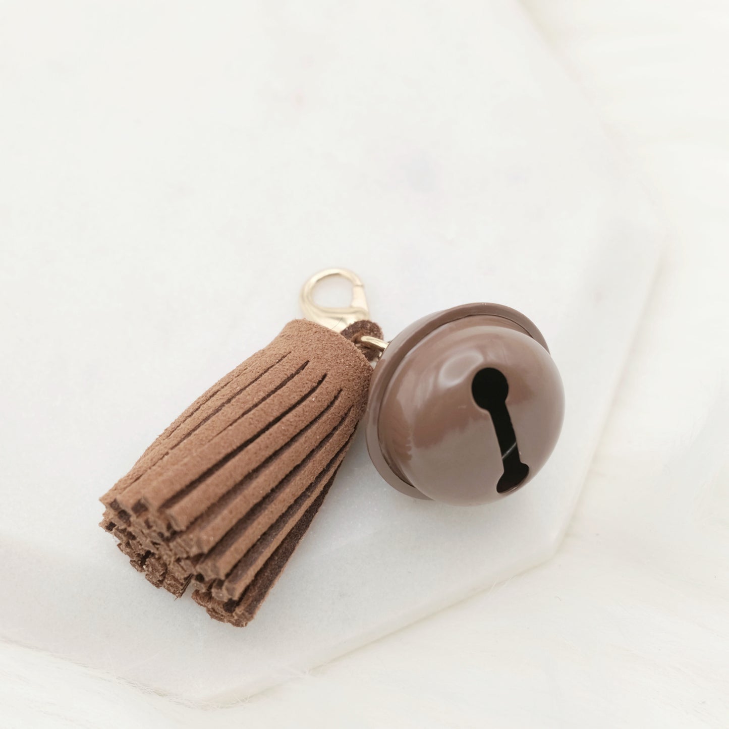 Brown Eco Glam Tassel Charm