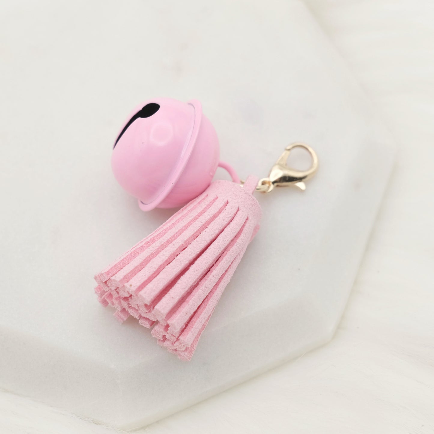 Pink Eco Glam Tassel Charm