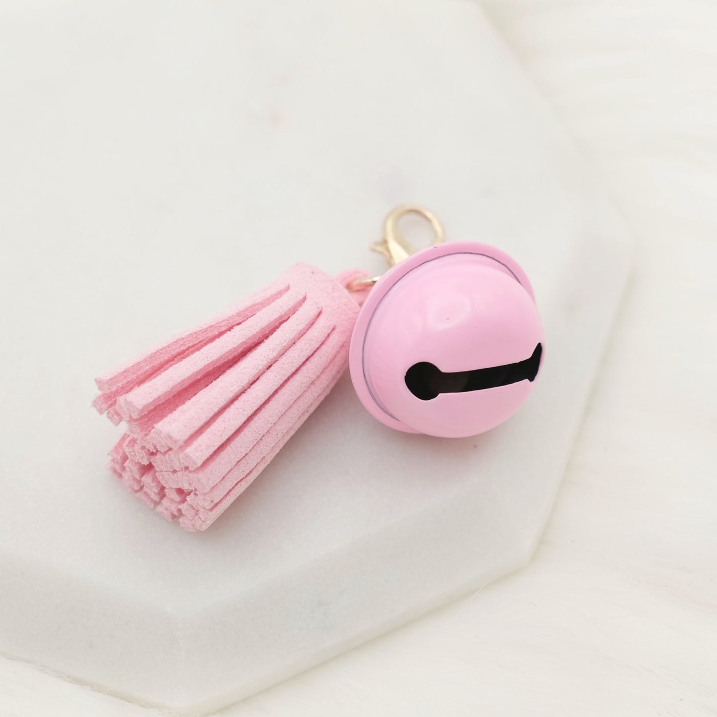 Pink Eco Glam Tassel Charm
