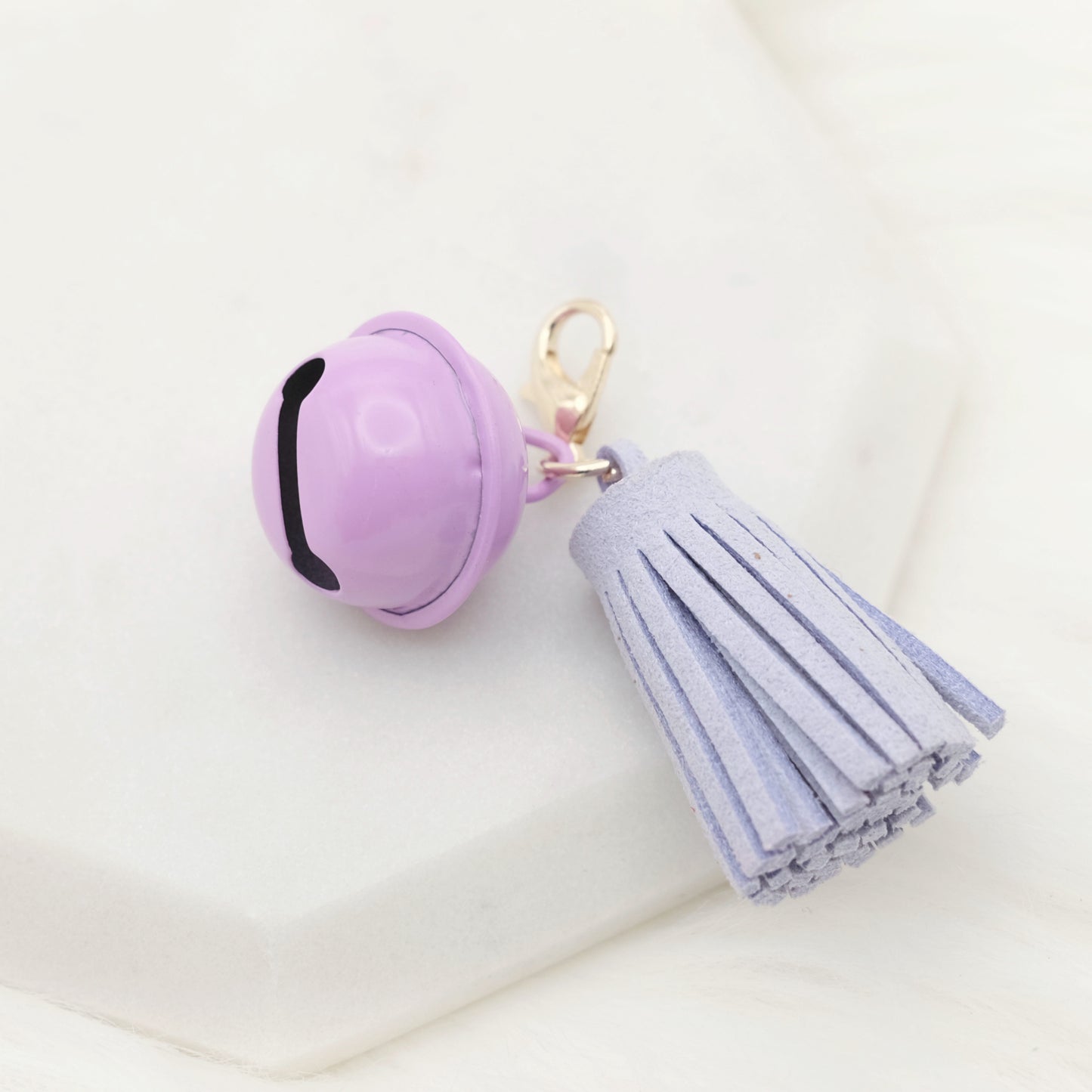 Purple Eco Glam Tassel Charm