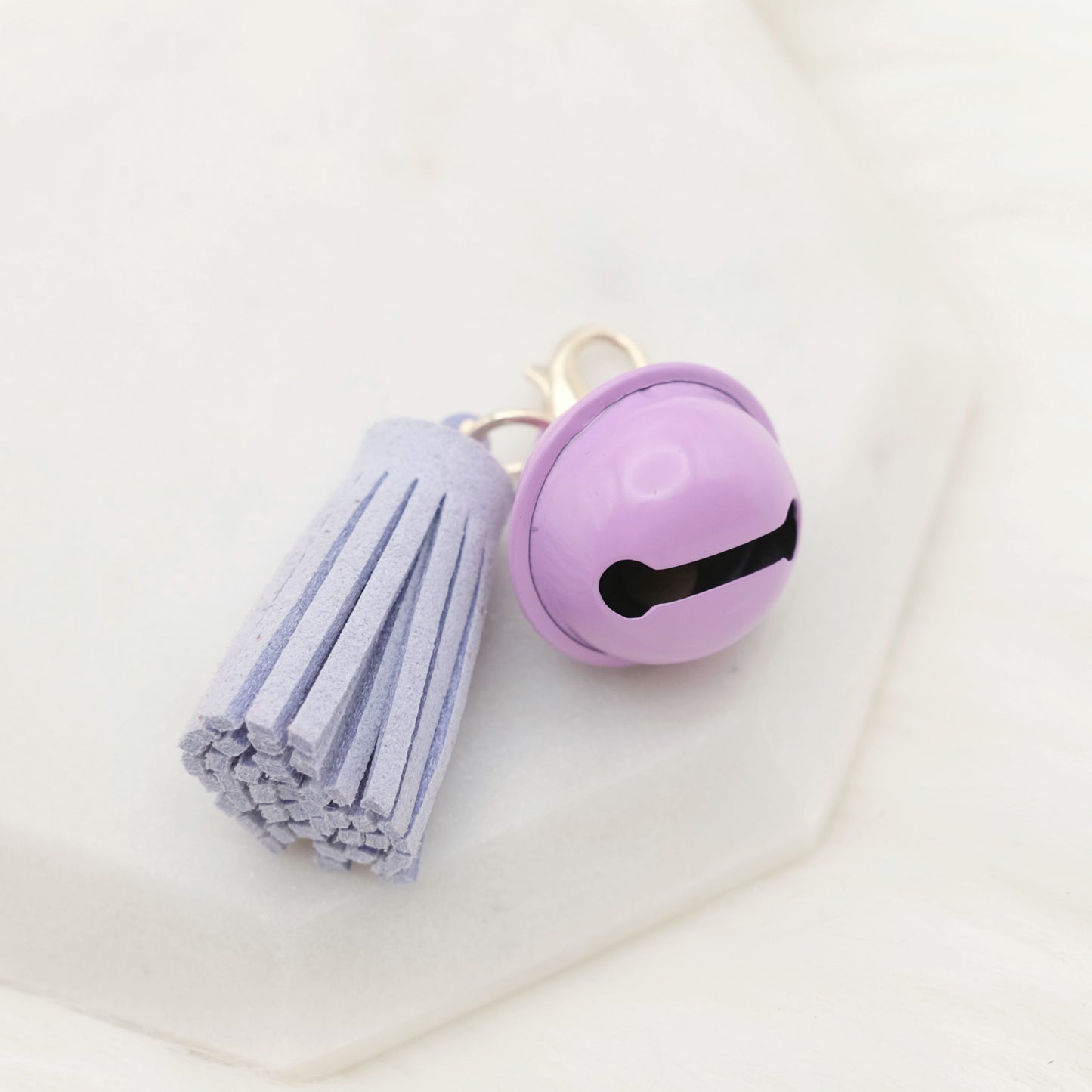 Purple Eco Glam Tassel Charm