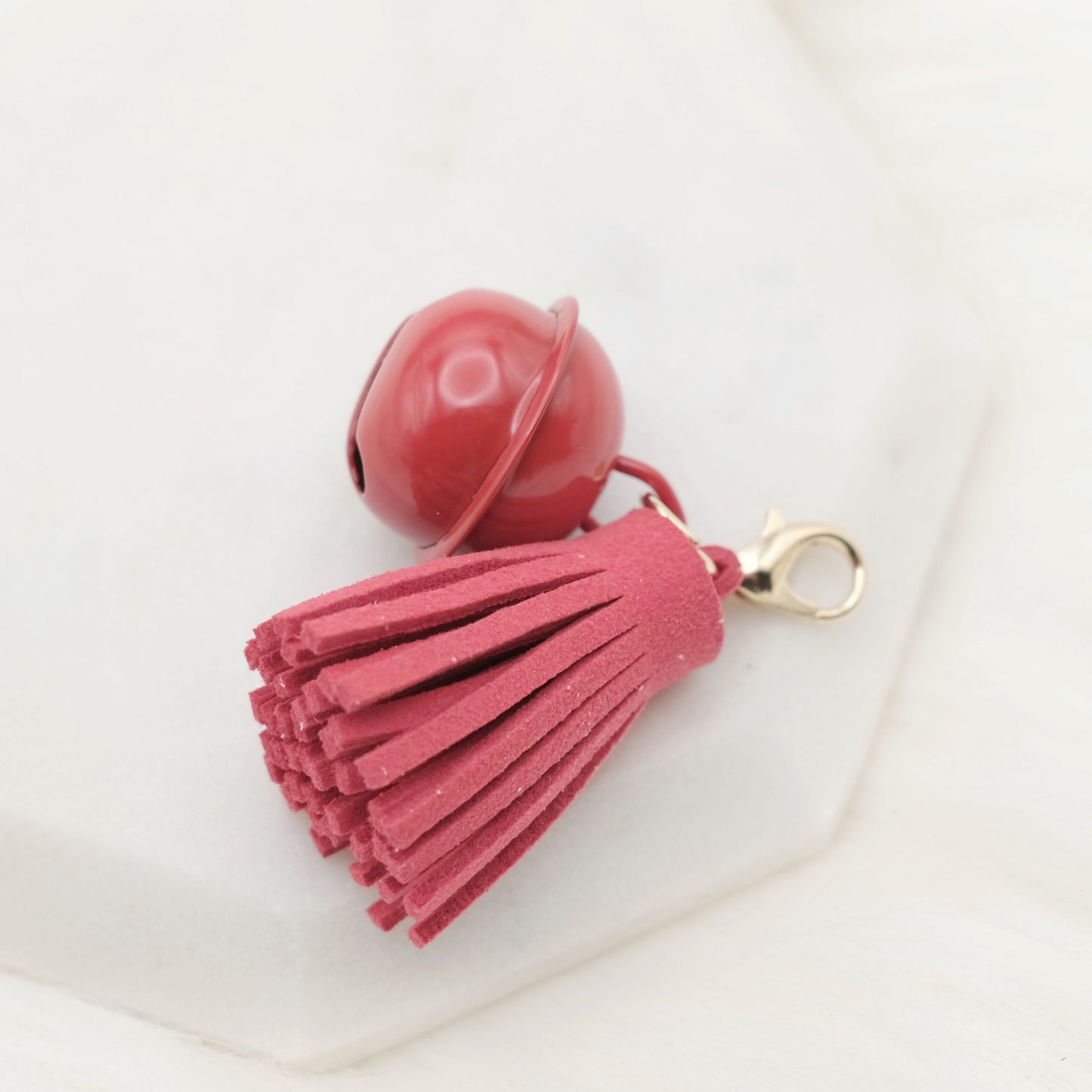 Red Eco Glam Tassel Charm