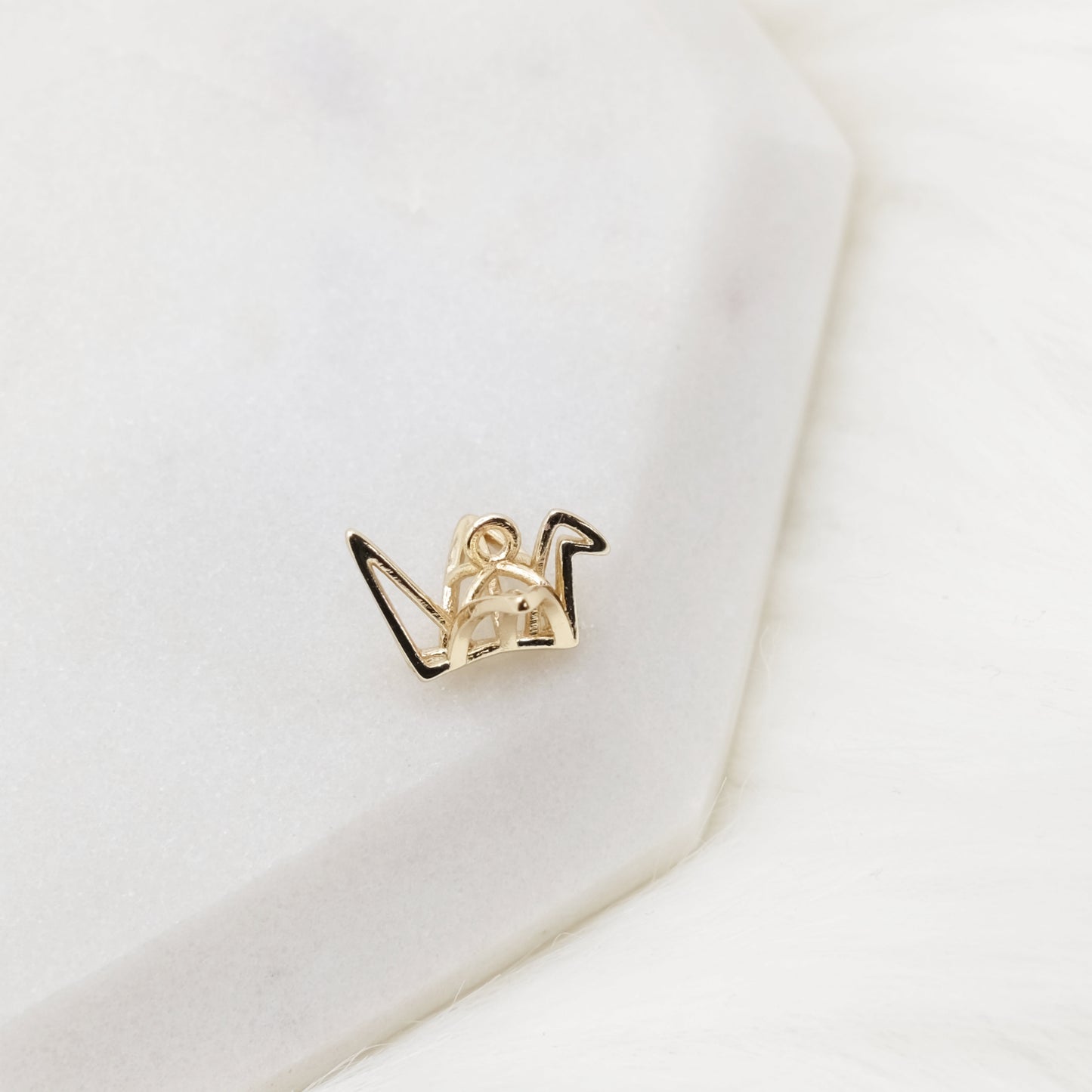 Folded Fortune Orizuru Charm