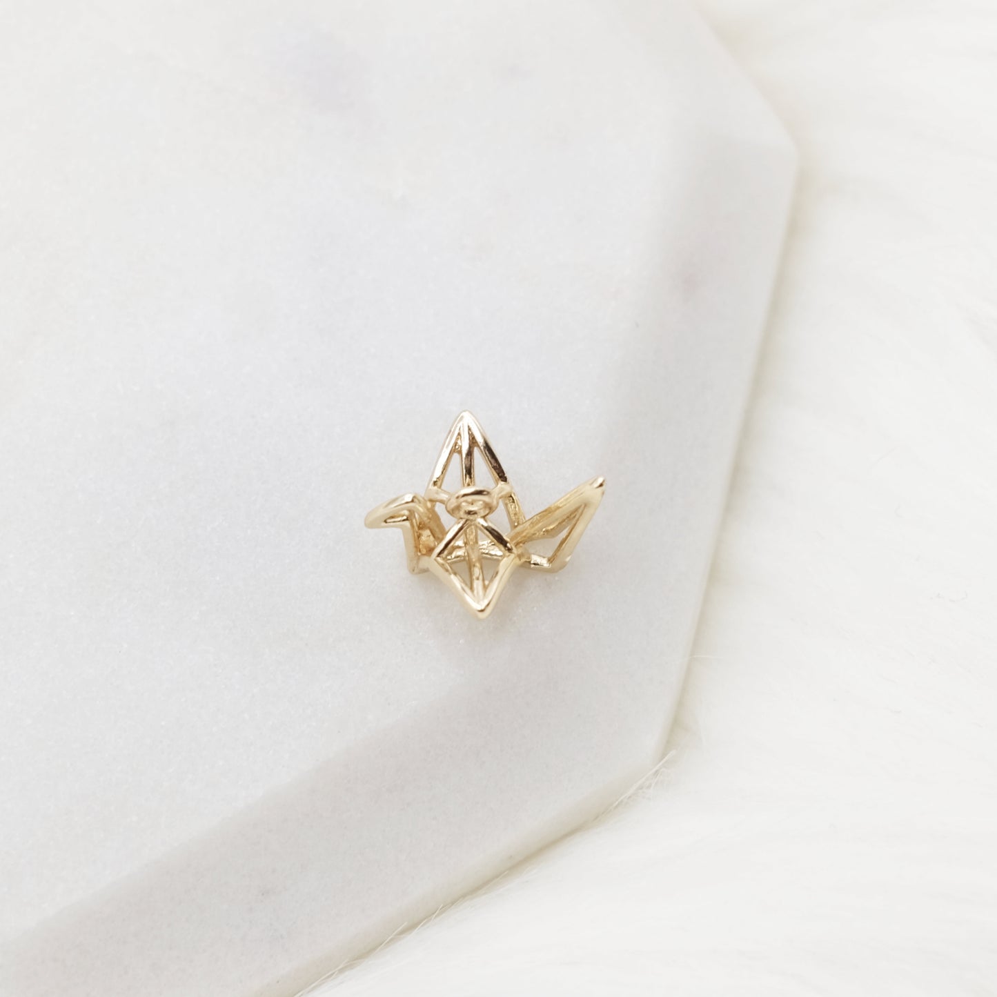 Folded Fortune Orizuru Charm