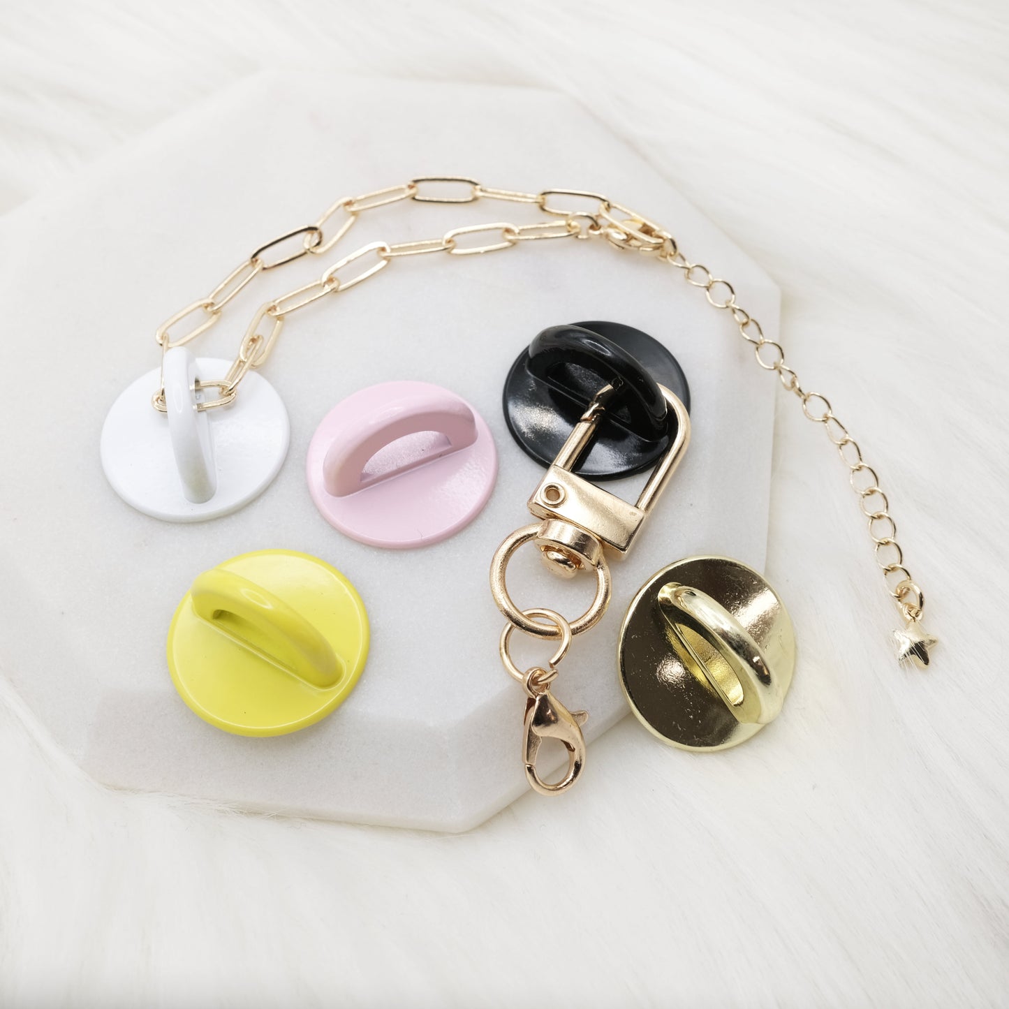 Adhesive Metal Charm Hook