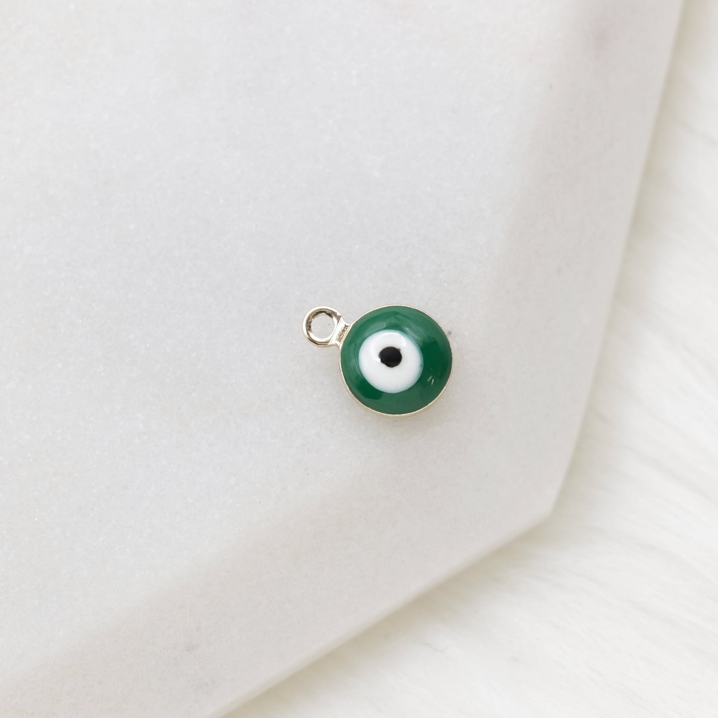 Small Enamel Evil Eye Charm