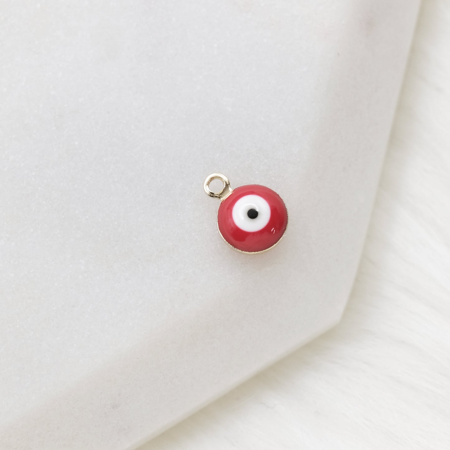 Small Enamel Evil Eye Charm