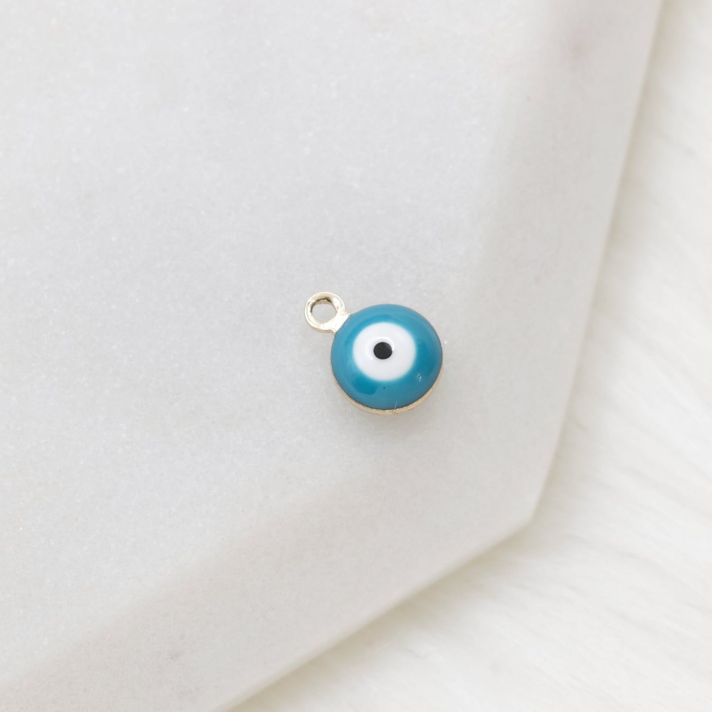 Small Enamel Evil Eye Charm
