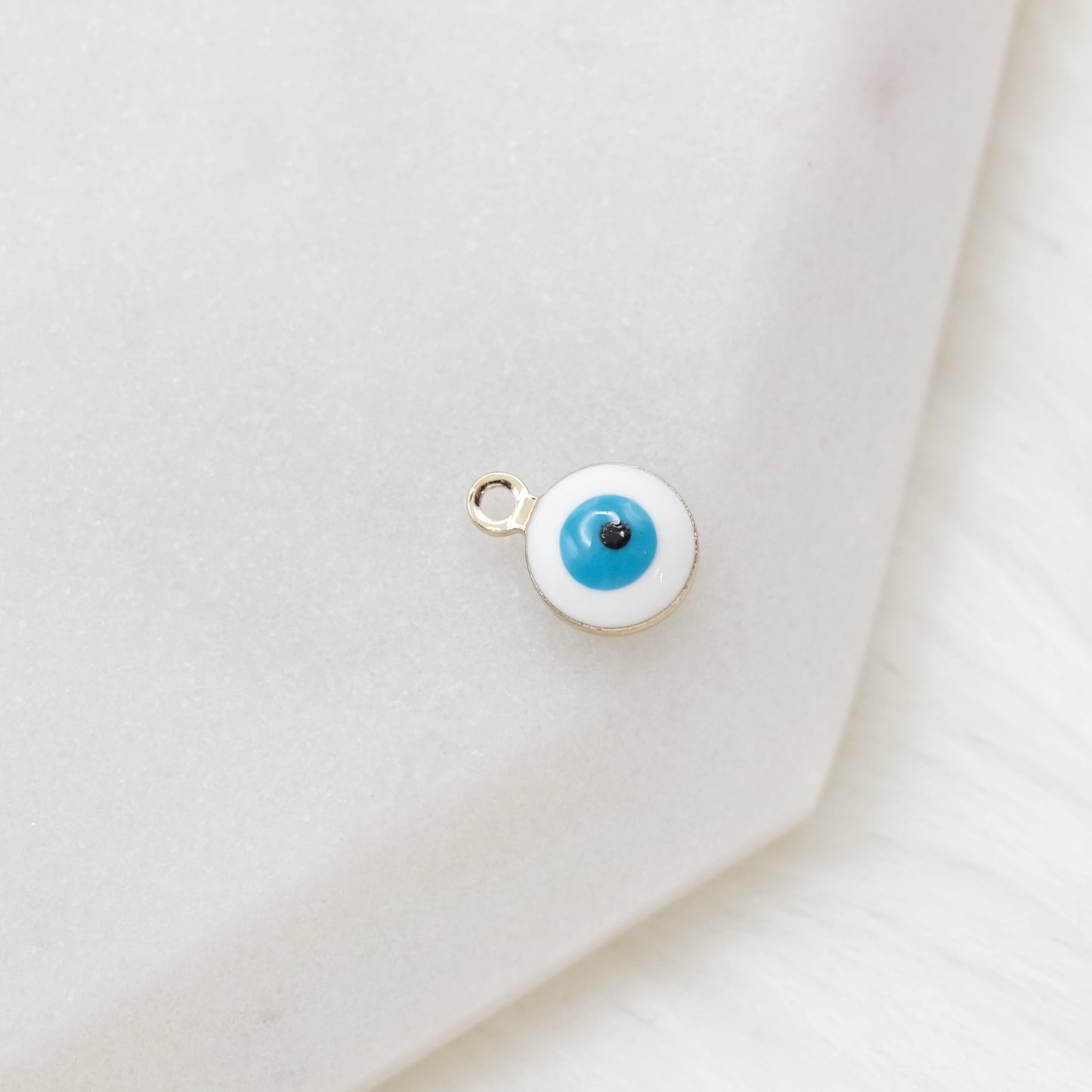 Small Enamel Evil Eye Charm