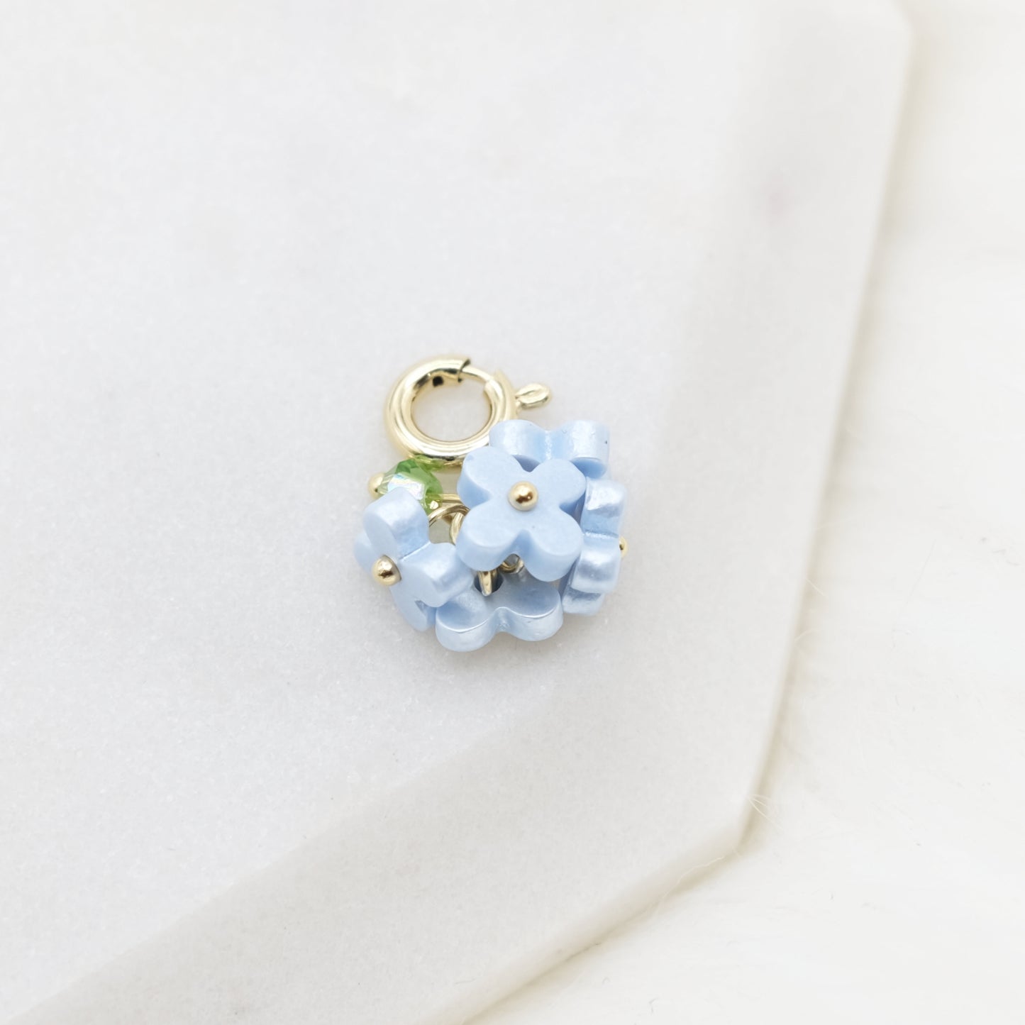 Handmade Forget-Me-Not Bloom Charm