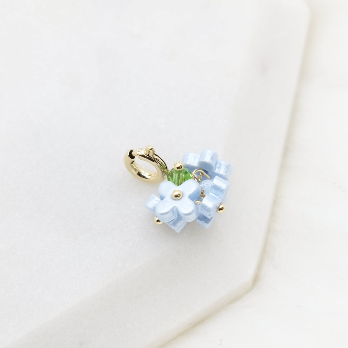 Handmade Forget-Me-Not Bloom Charm
