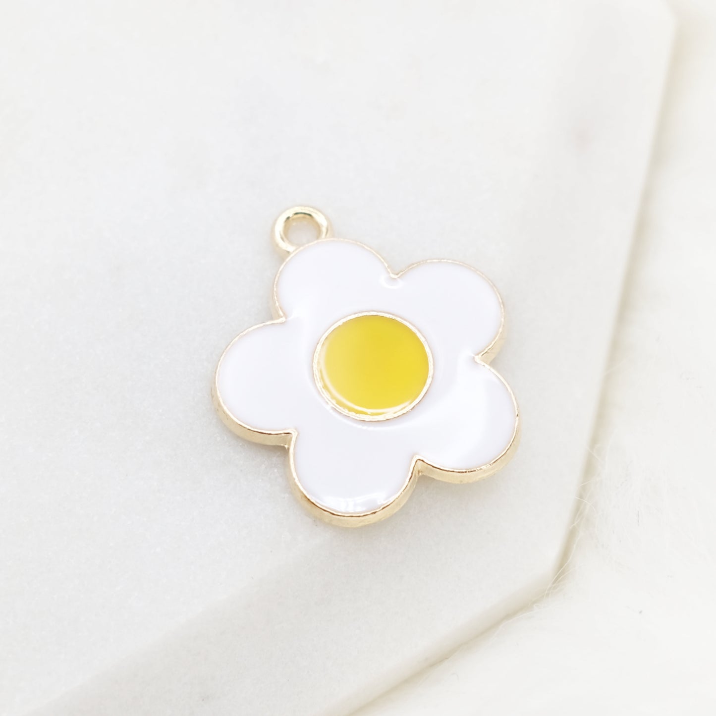 Enamel Anemone Charm