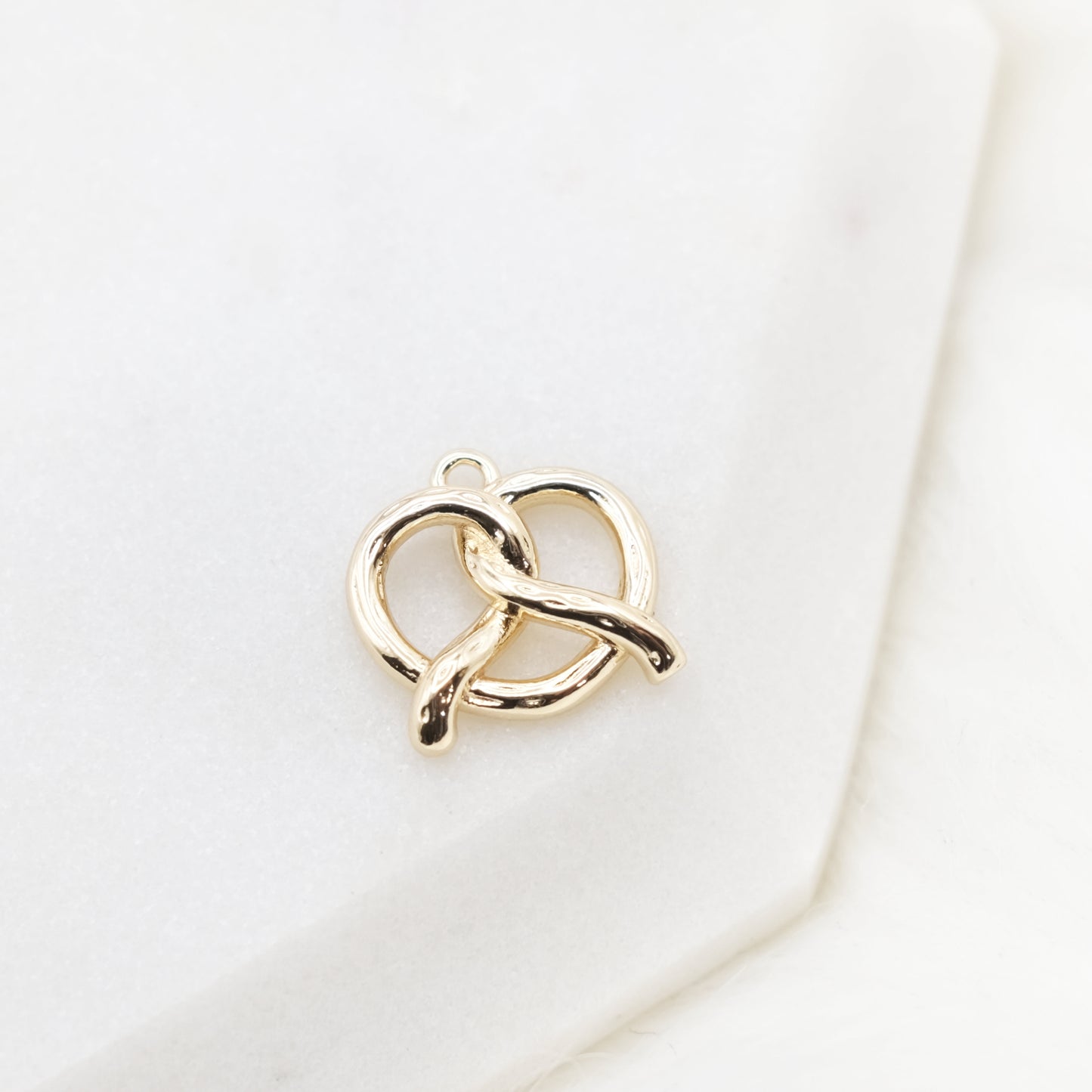 Golden Knot Charm