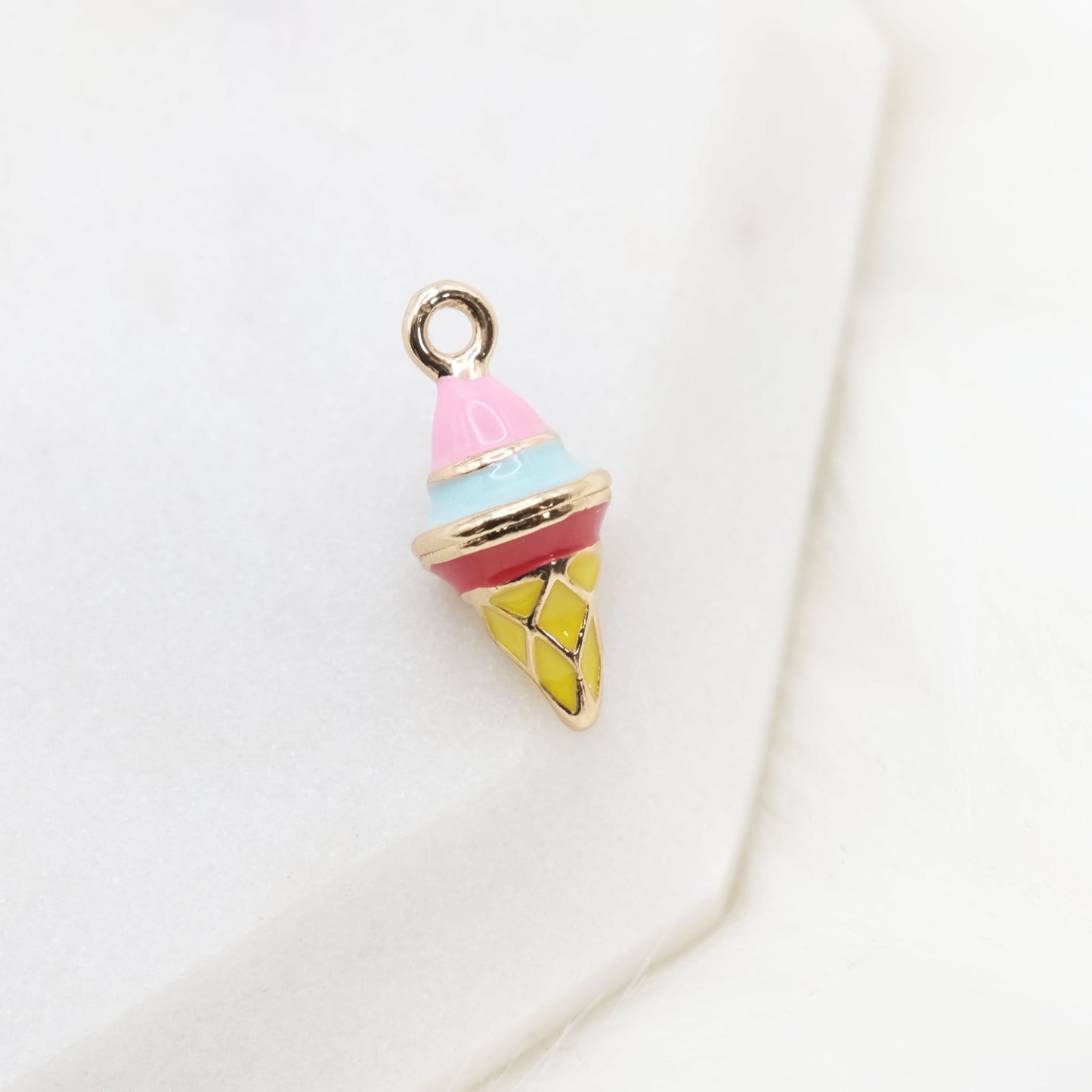 Enamel Cone Sweet Cone Charm