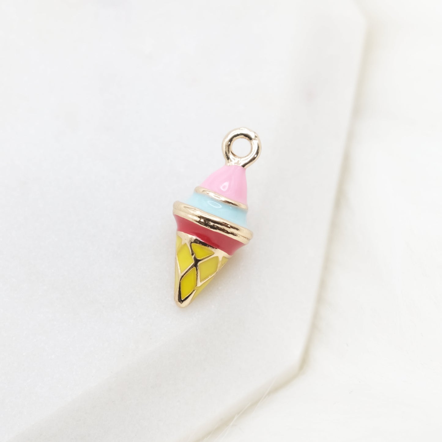 Enamel Cone Sweet Cone Charm