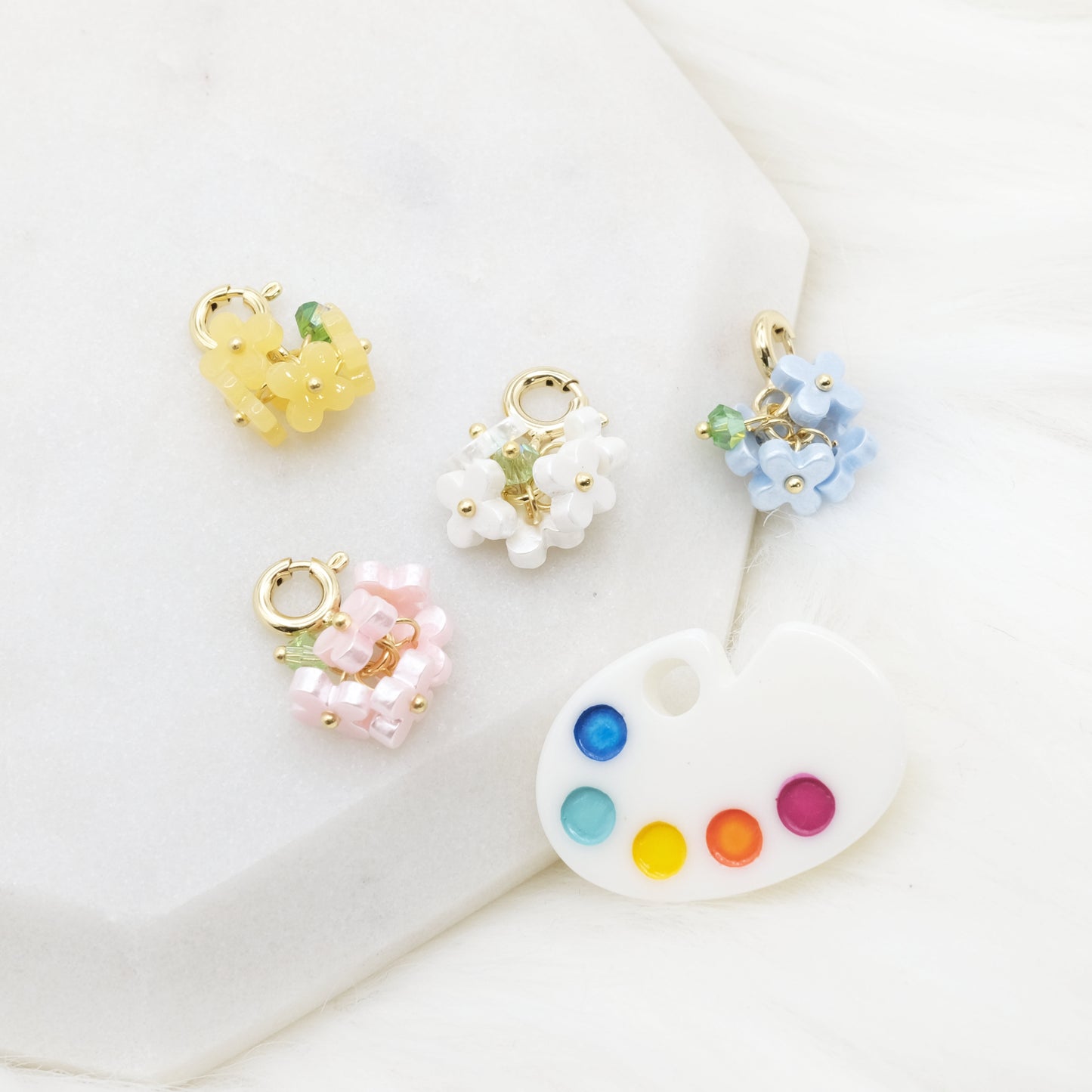Handmade Forget-Me-Not Bloom Charm
