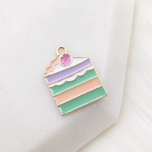 Enamel Sugar Slice Charm