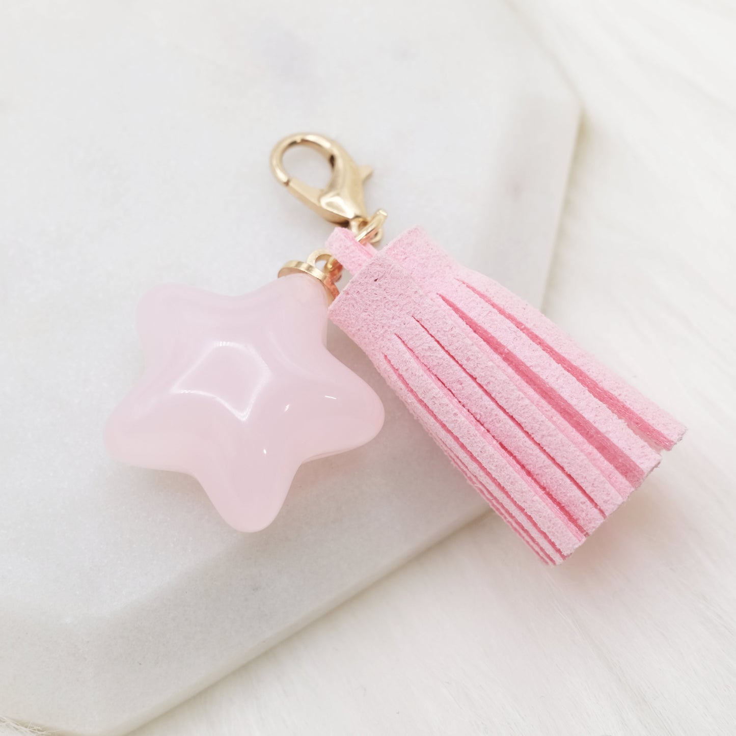 Pink Eco Glam Star Charm