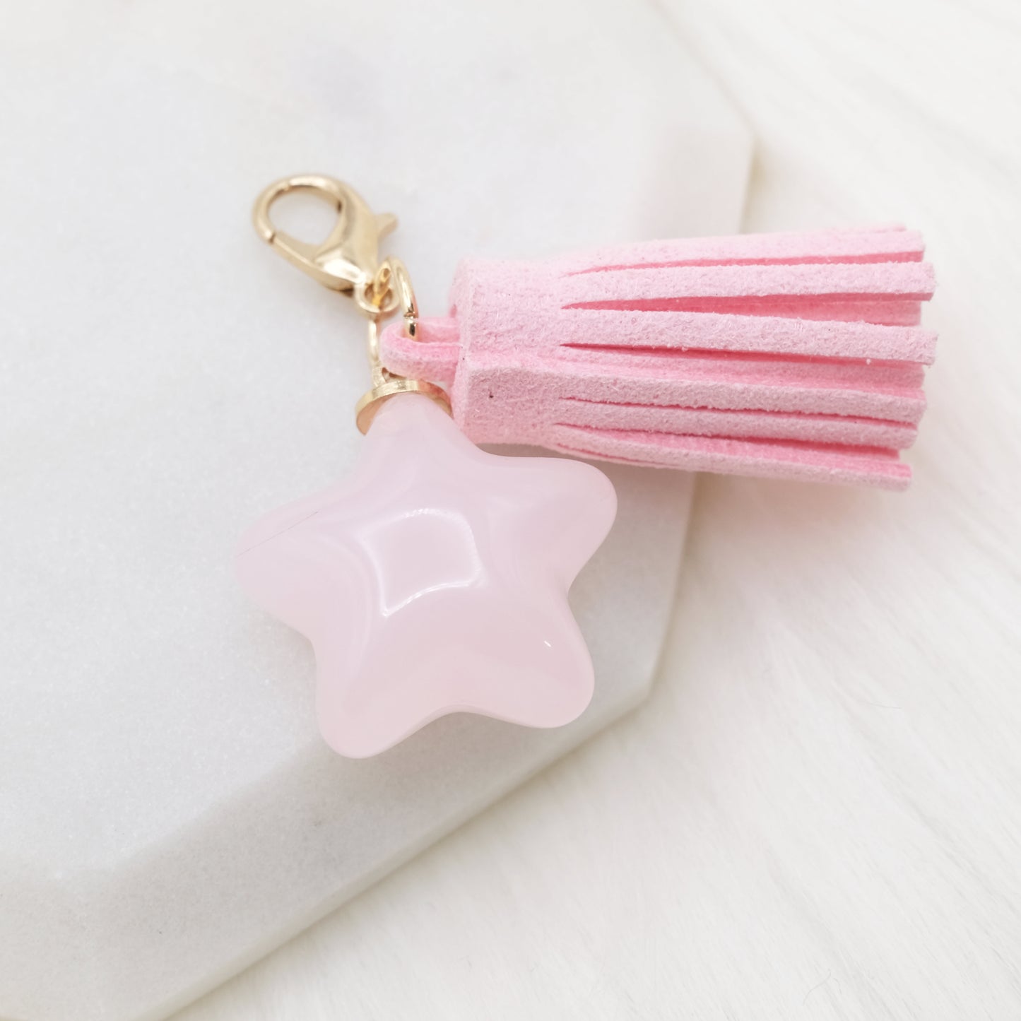 Pink Eco Glam Star Charm