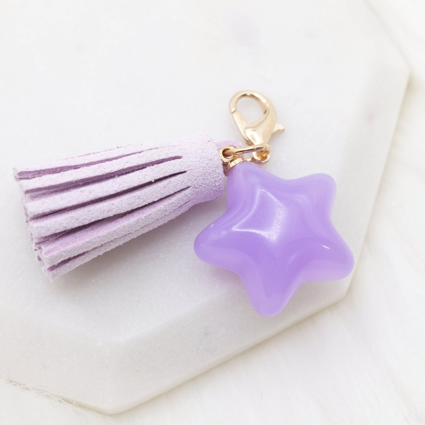 Purple Eco Glam Star Charm