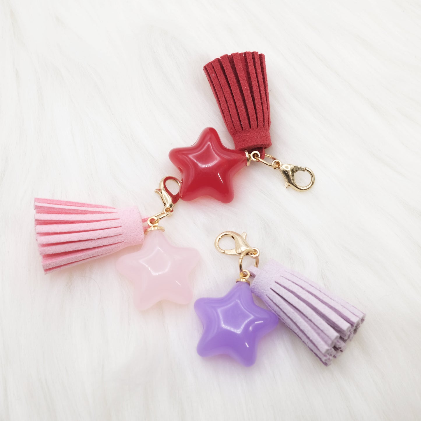 Purple Eco Glam Star Charm