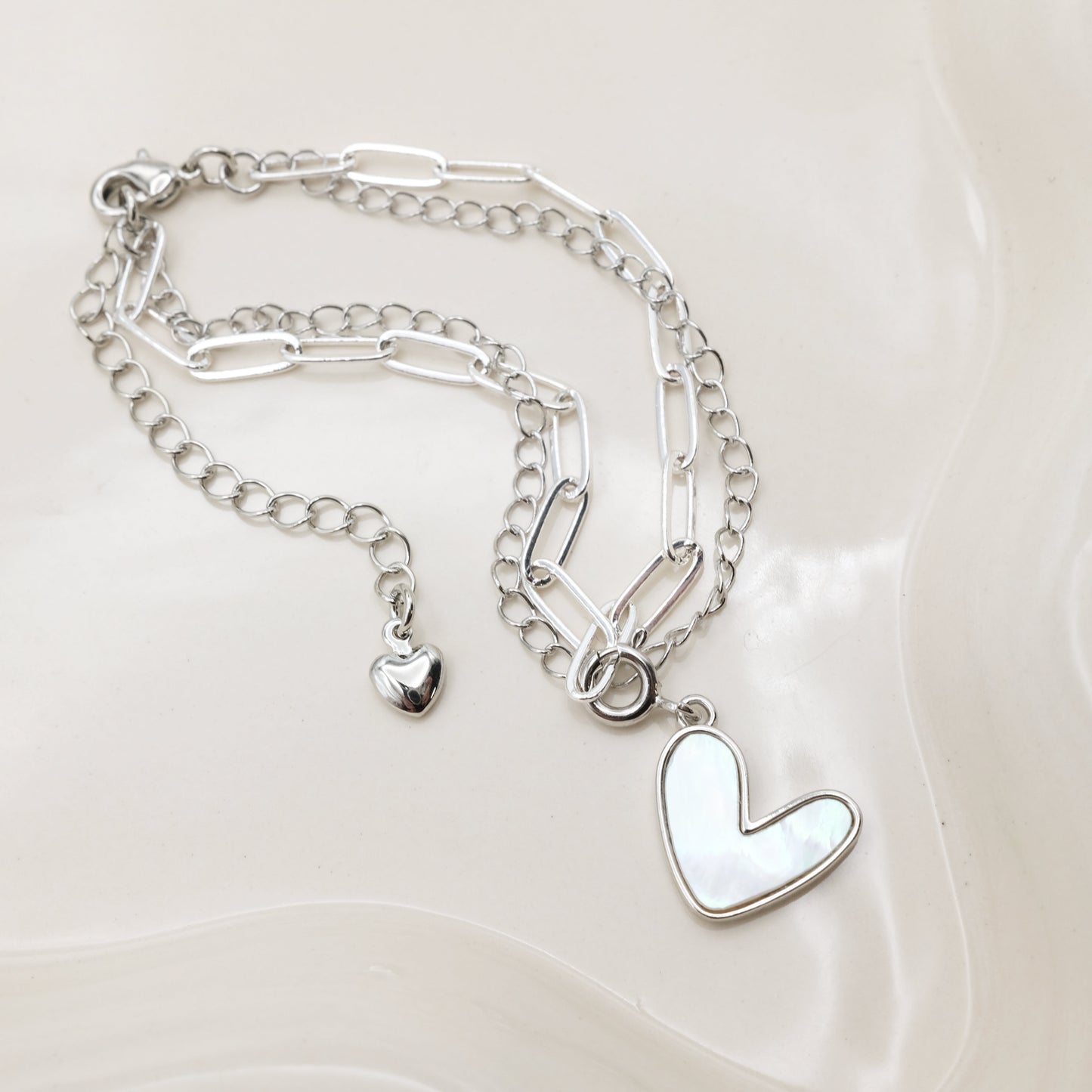 Chrome Layered Chain Bracelet (Copy)