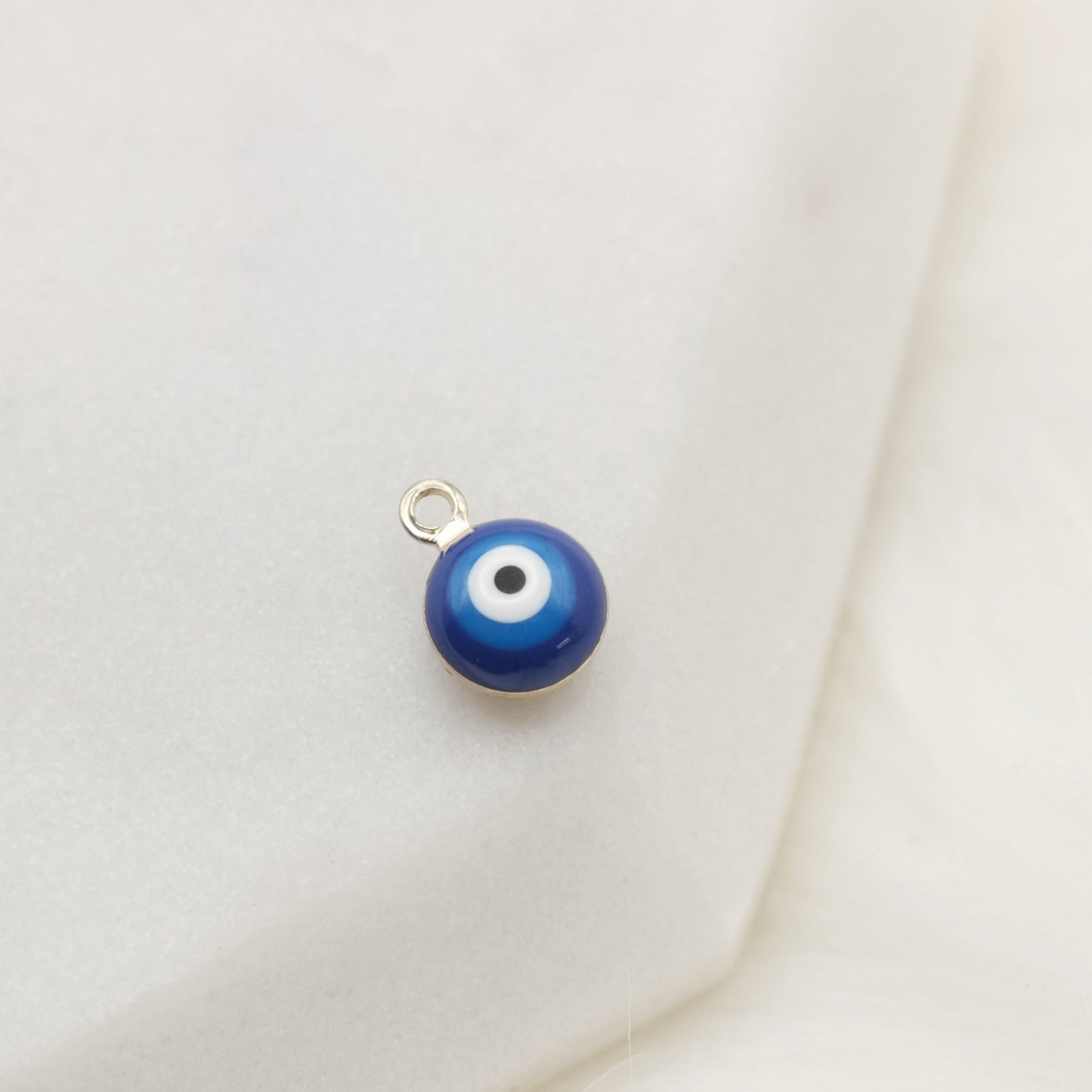 Small Enamel Evil Eye Charm