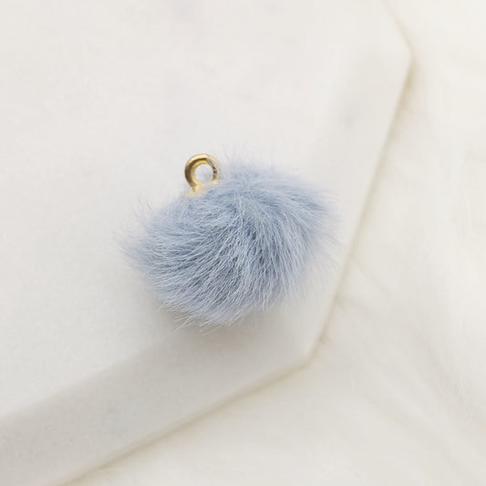 Blue Pom Pom Pop Charm