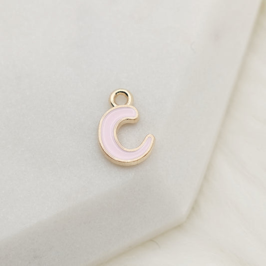 Enamel Letter C Alphabet Charm