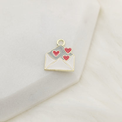 Enamel Love Letter Charm