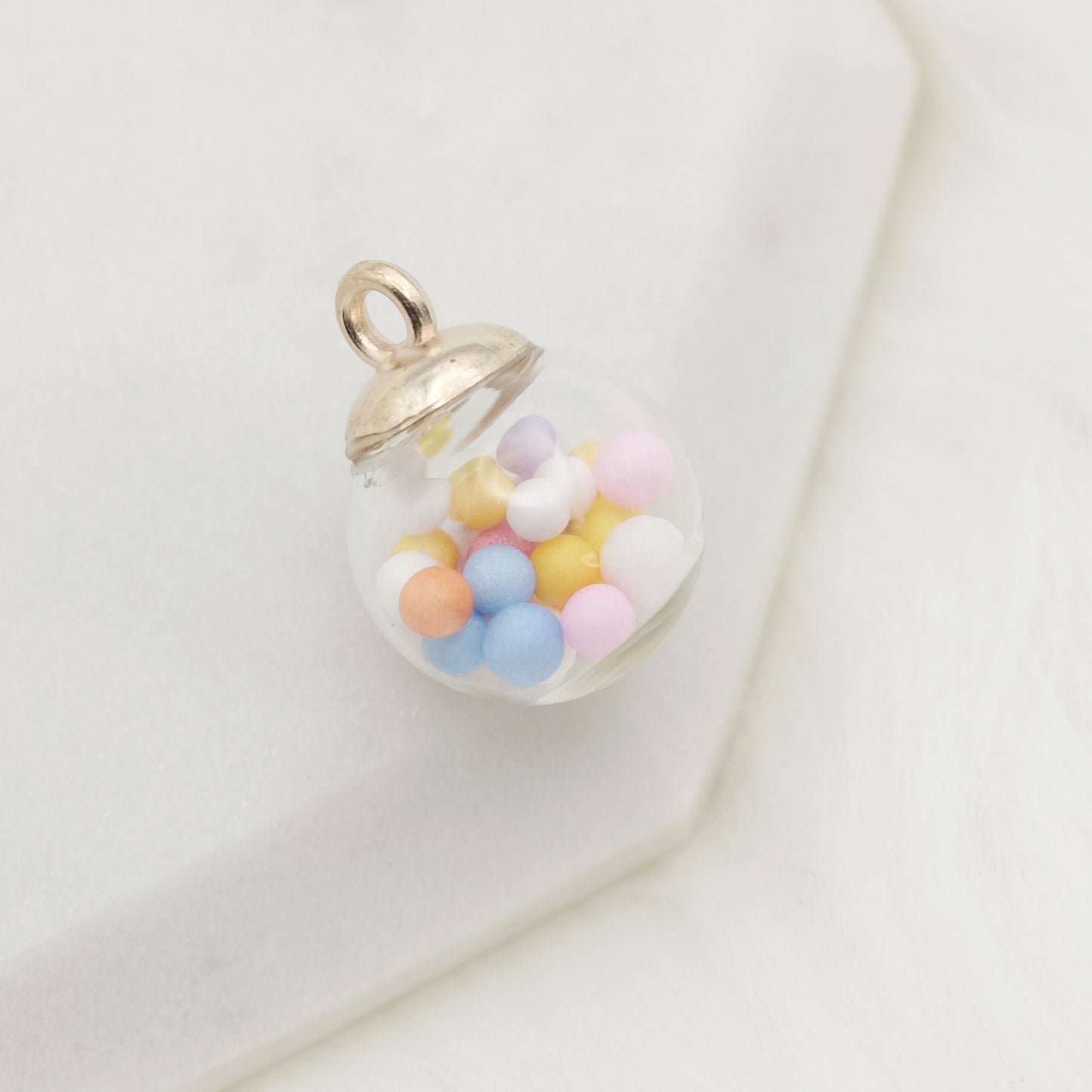 Bead-burst Bubble Charm