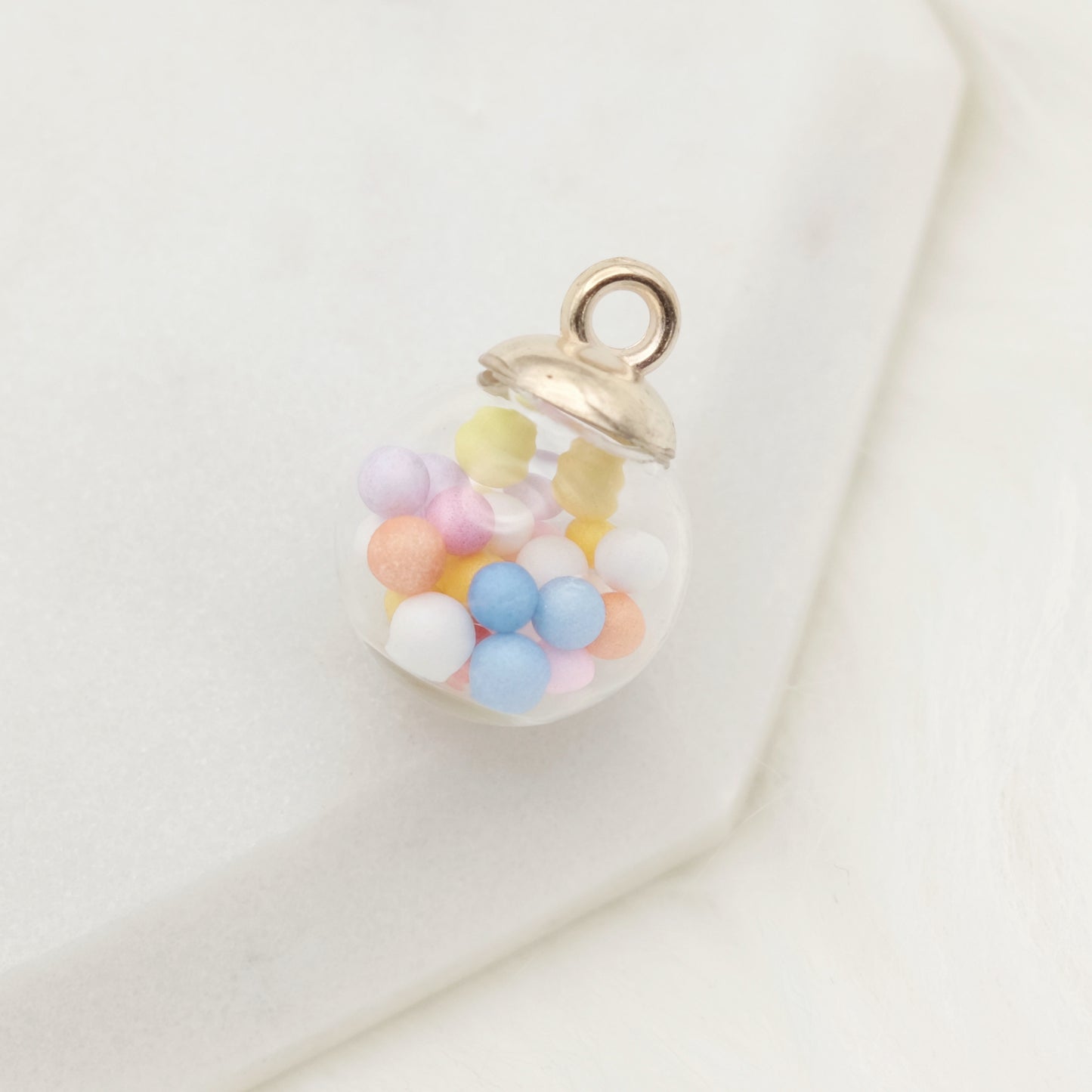 Bead-burst Bubble Charm