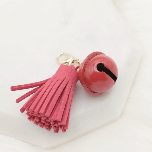 Red Eco Glam Tassel Charm