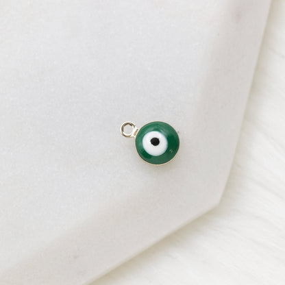 Small Enamel Evil Eye Charm
