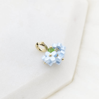 Handmade Forget-Me-Not Bloom Charm