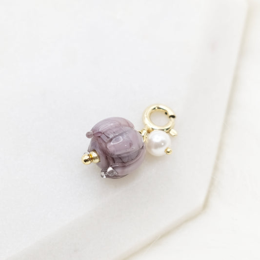 Handmade Glass Lily of the Valley Charm