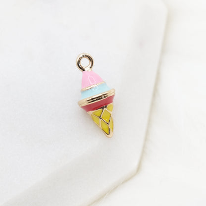 Enamel Cone Sweet Cone Charm
