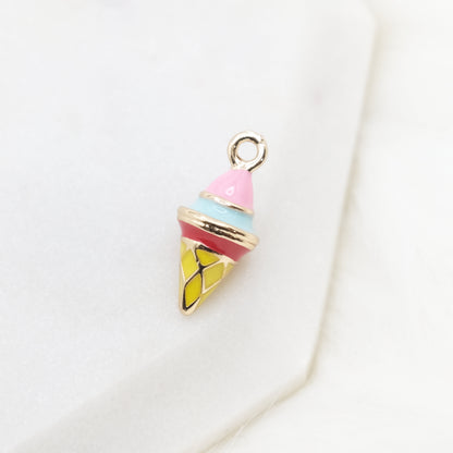 Enamel Cone Sweet Cone Charm