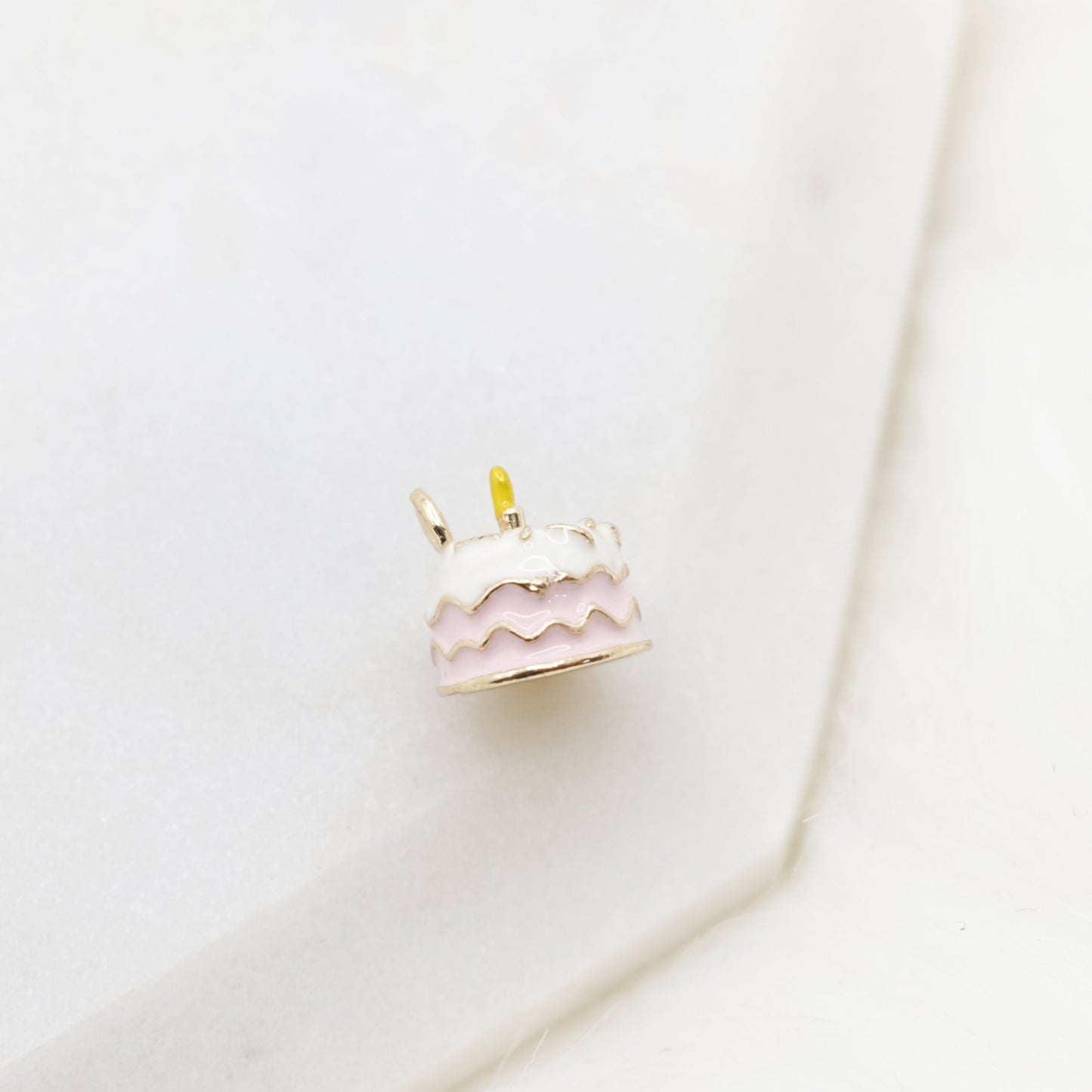 Enamel Frosting & Firelight Charm
