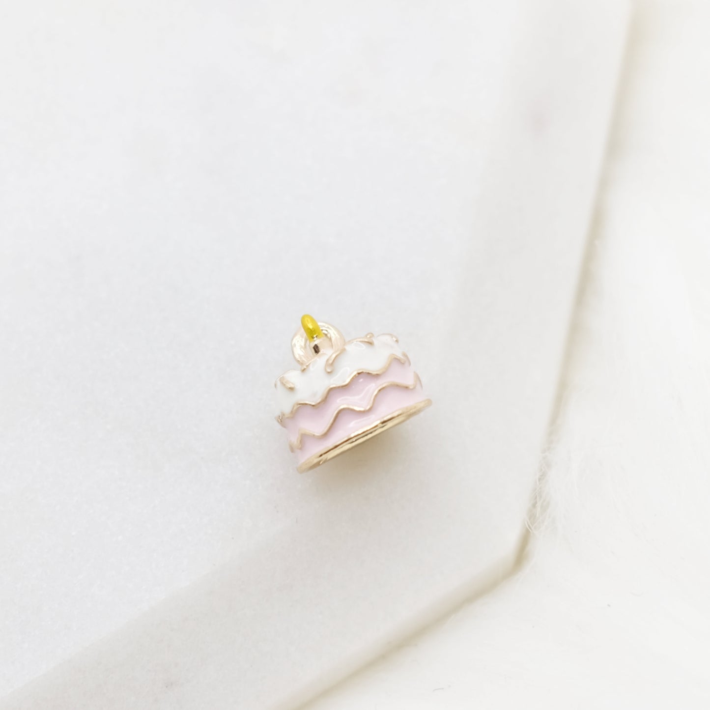 Enamel Frosting & Firelight Charm