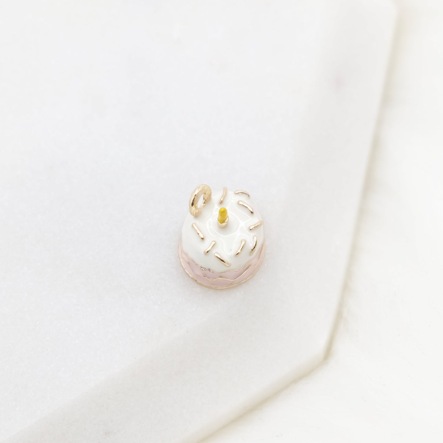 Enamel Frosting & Firelight Charm