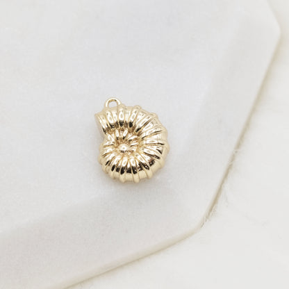 Sundial Shell Charm