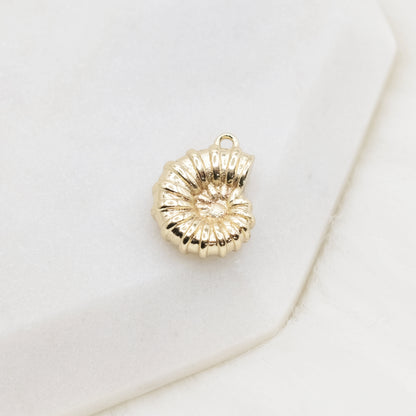 Sundial Shell Charm