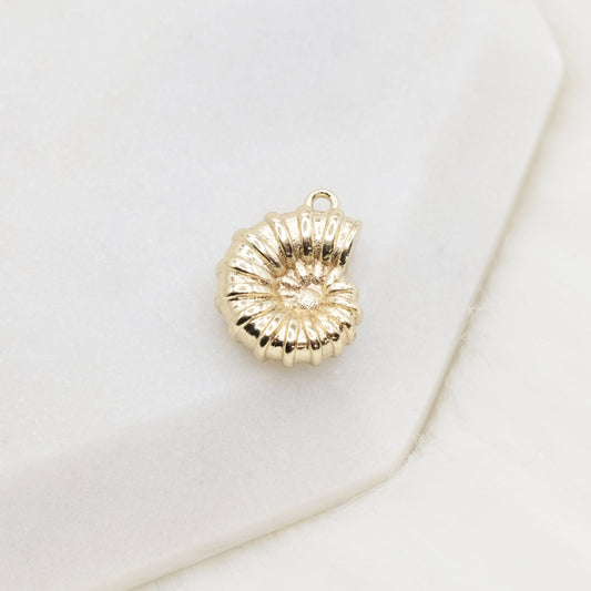 Sundial Shell Charm
