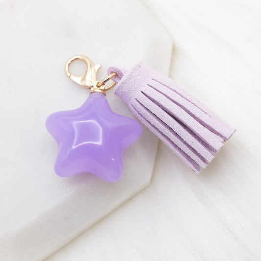 Purple Eco Glam Star Charm